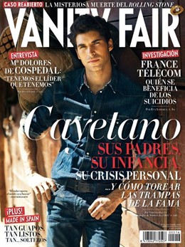 Cayetano Rivera para la edición española de 'Vanity Fair'