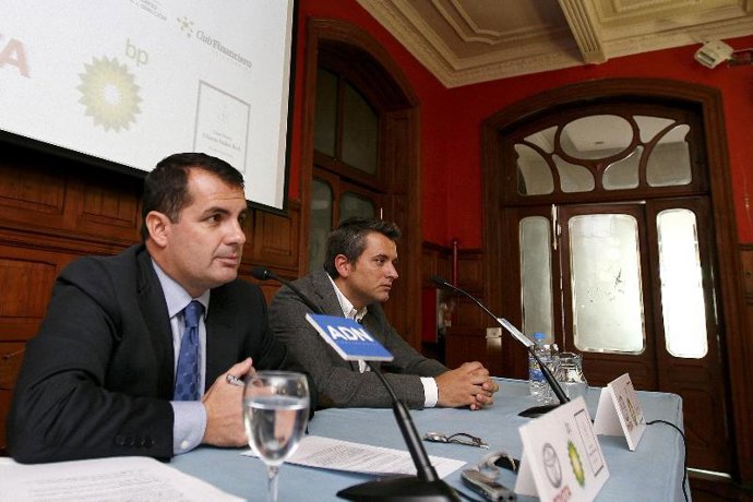 Ferrer y Vidal hoy durante la rueda de prensa