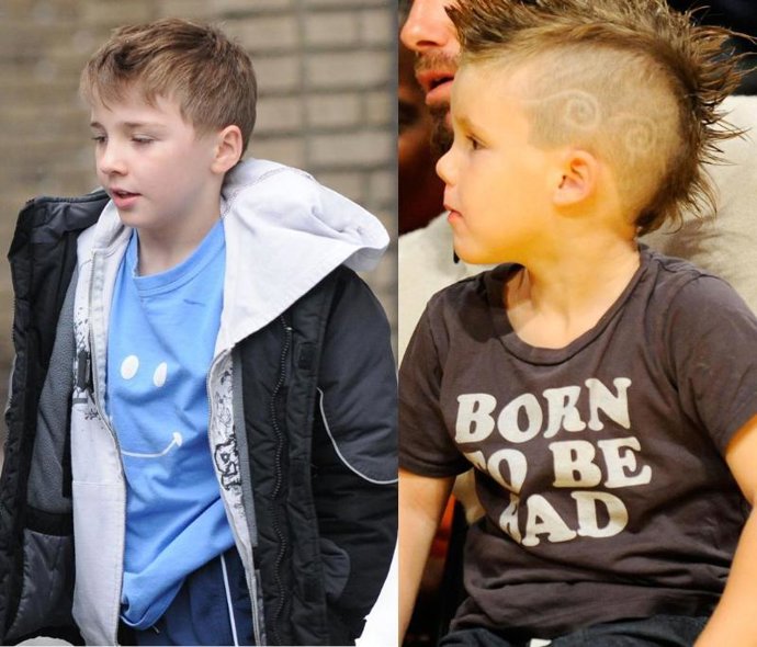 El hijo de Madonna, Rocco, y el de los Beckham, Cruz