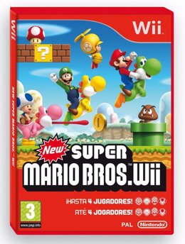 Portada de New Super Mario Bros. Wii