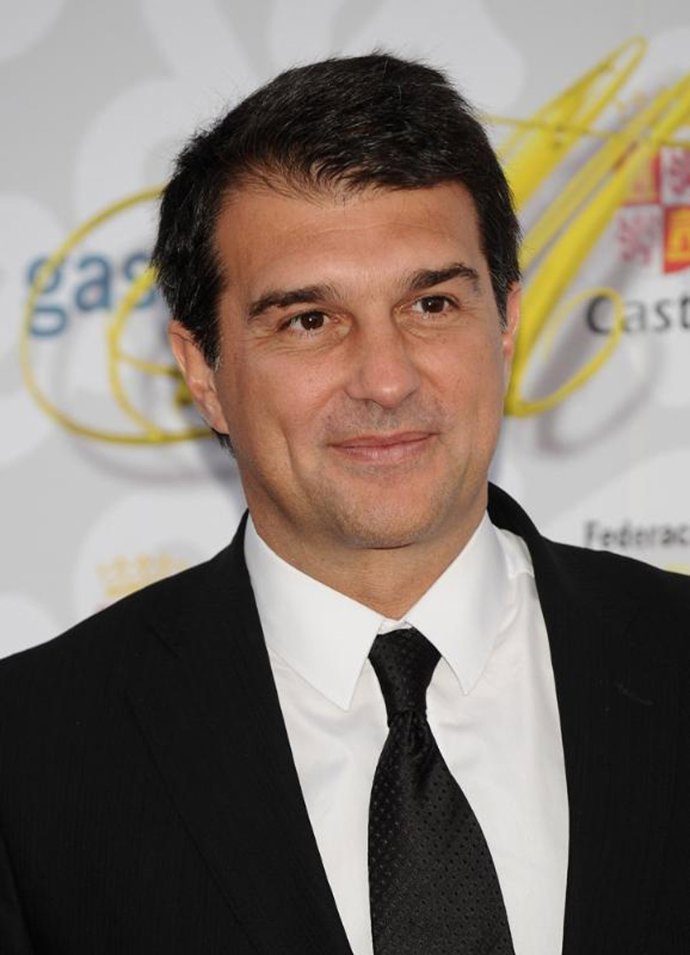 El presidente del FC Barcelona Joan Laporta
