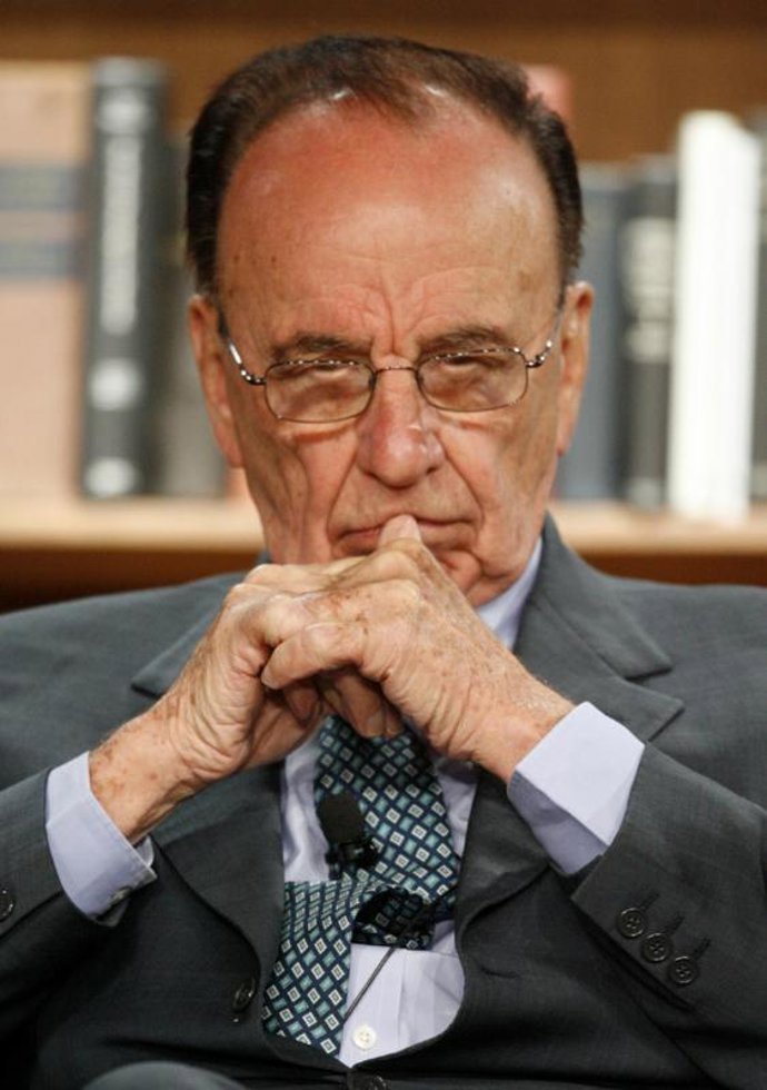 El magnate de las telecomunicaciones (News Corp) Rupert Murdoch