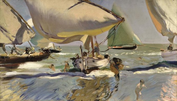 'Barcas en la playa'  de Soroya