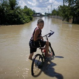 menores niño cambio clima inundacion