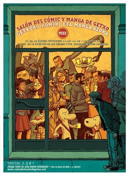 Cartel de Salon del comic de Getxo 2009