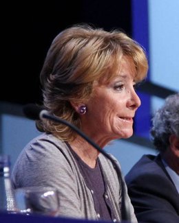 La presidenta de la Comunidad de Madrid, Esperanza Aguirre