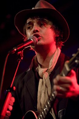 El cantante británico Pete Doherty, durante una actuación en Munich