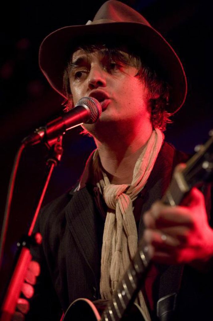 El cantante británico Pete Doherty, durante una actuación en Munich