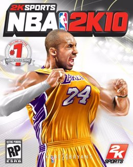Portada del videojuego de baloncesto NBA 2K10