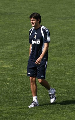 Kaká en el entrenamiento del Real Madrid