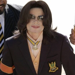 El cantante Michael Jackson