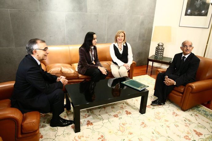 Elena Valenciano se reúne con senador marroquí