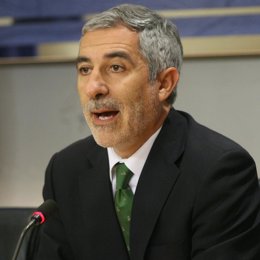 Gaspar Llamazares, en el Congreso de los Diputados