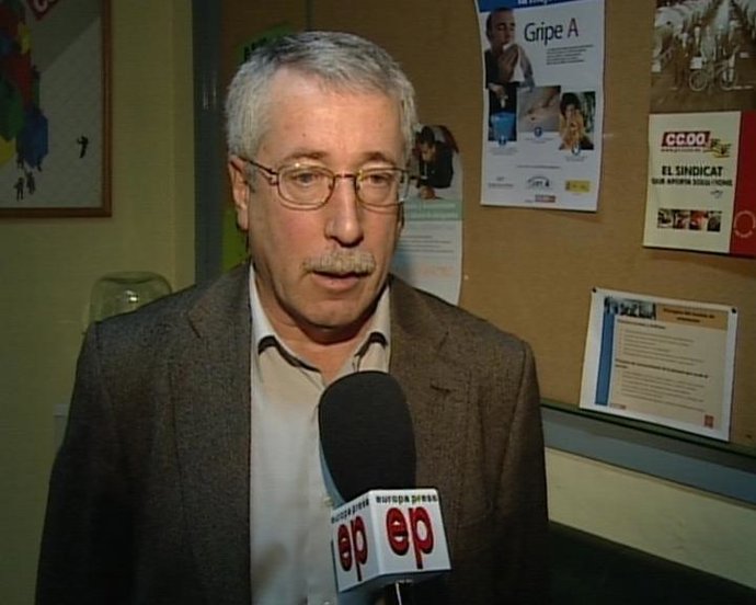 El secretario general de CCOO, Ignacio Fernández Toxo