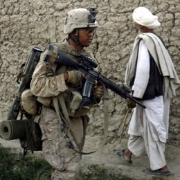Soldado en Afganistán