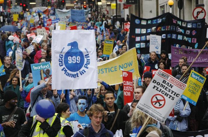 Manifestación cambio climático