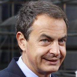 Primer plano de Zapatero en Bruselas