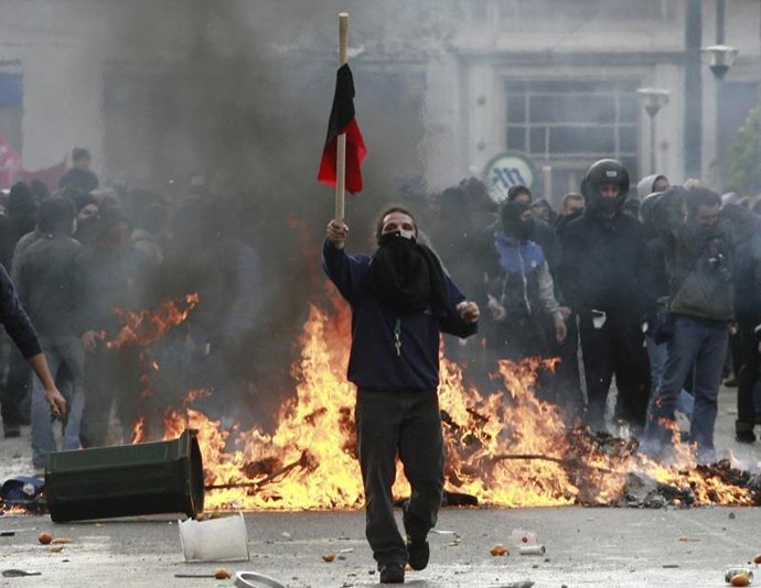 Disturbio en Atenas