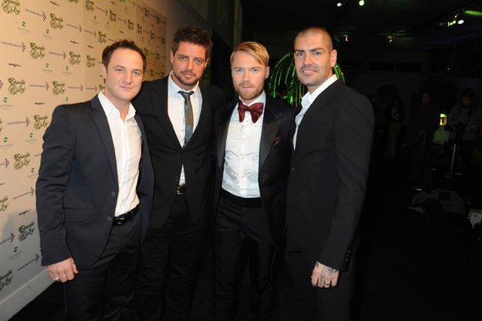La banda de pop inglesa Boyzone