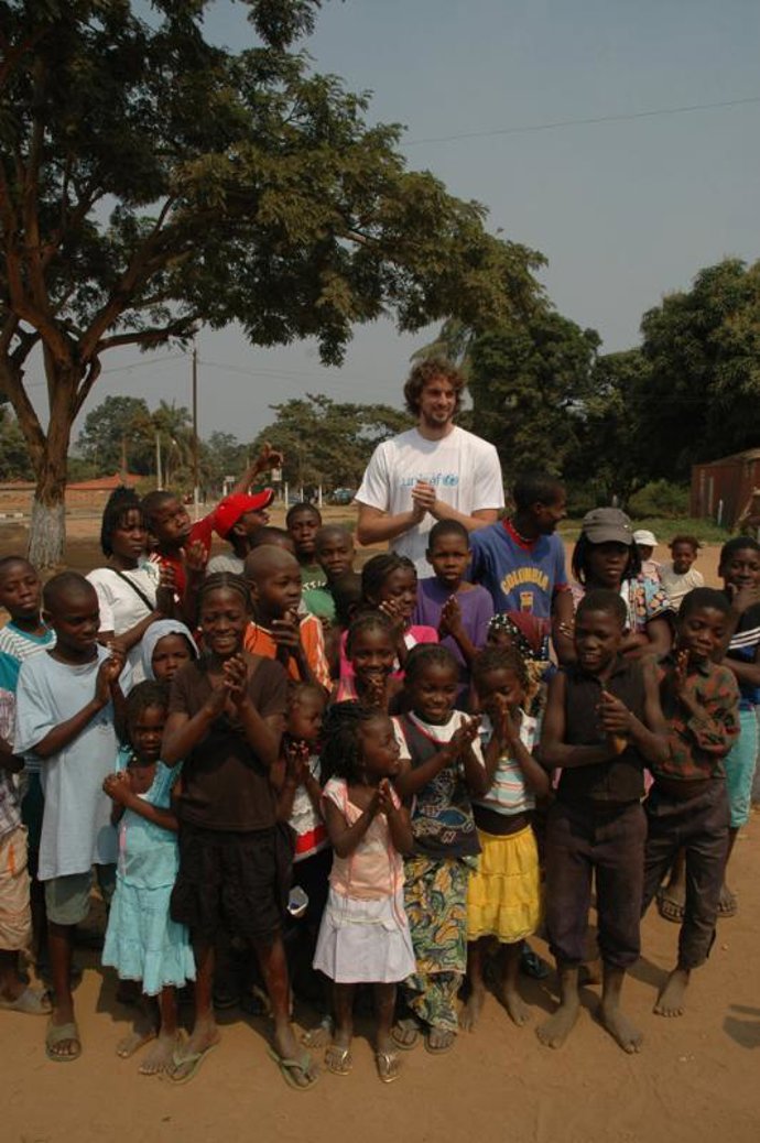 Pau Gasol como embajador de Unicef España