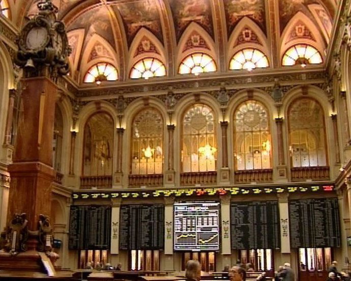 Plano general de la bolsa de Madrid, Ibex 35