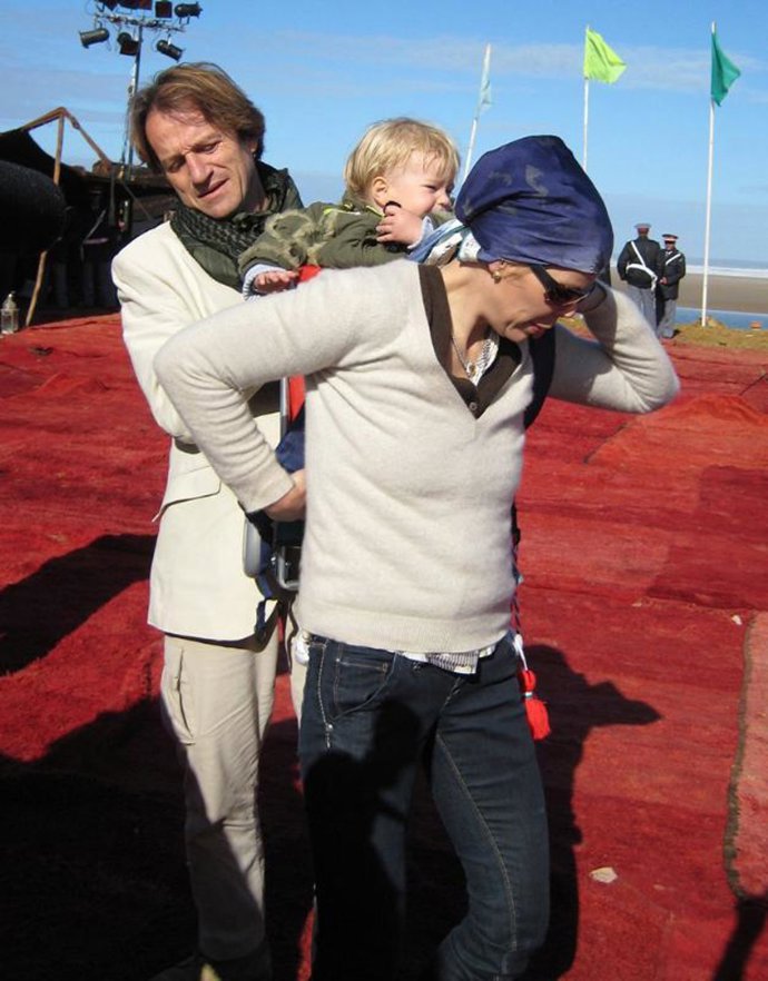 Kitín Muñoz, Kalina de Bulgaria y su hijo