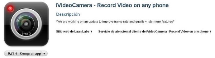 Logotipo de compra de iVideoCamera