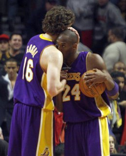 Gasol y Bryant