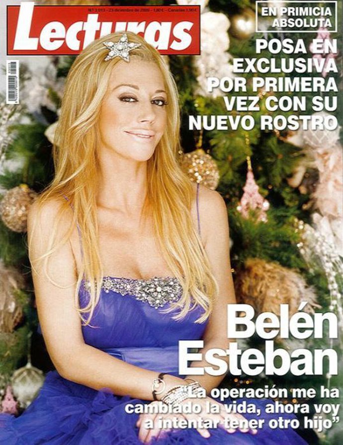 Portada revista Lecturas con la nueva imagen de Belén Esteban