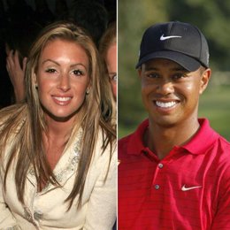 Rachel Uchitel y Tiger Woods