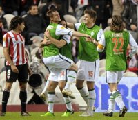 Un joven Athletic se congela ante el poderío físico del Werder Bremen