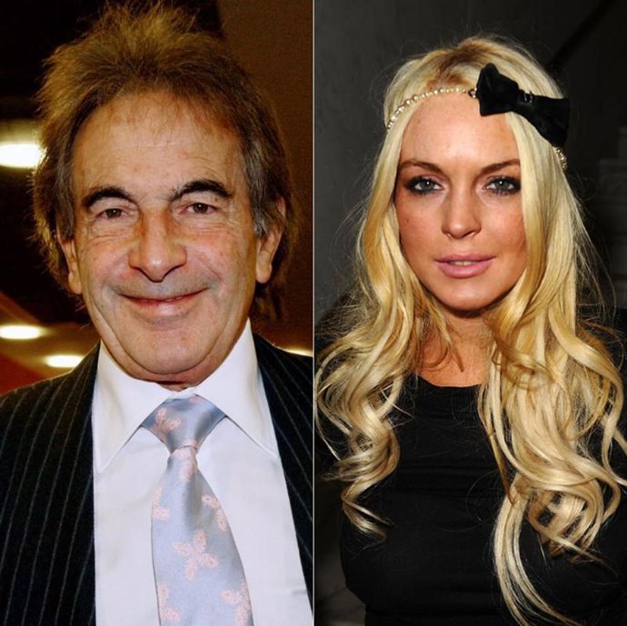 Mounir Moufarrige y Lindsay Lohan