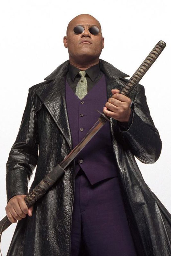 Laurence Fishburne en Matrix