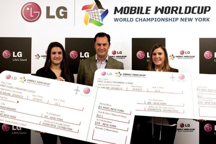 Las finalistas del LG Mobile WorldCup