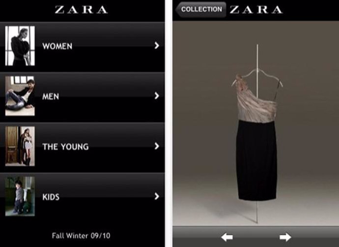 Zara para iPhone