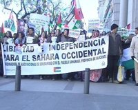 Las organizaciones de apoyo a Haidar se manifiestan