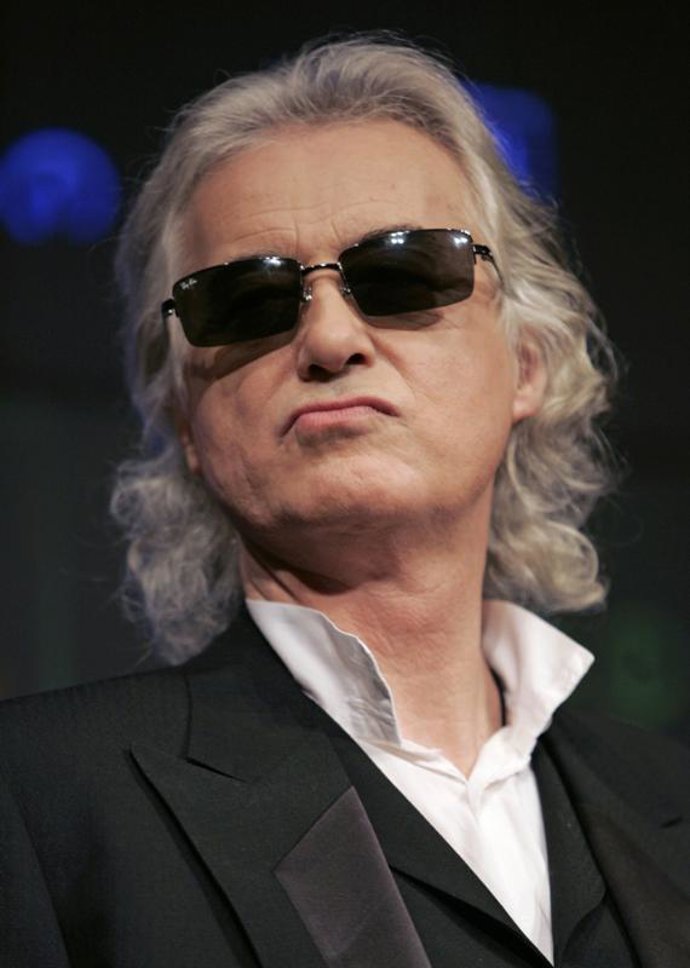 El guitarrista Jimmy Page de Led Zeppelin