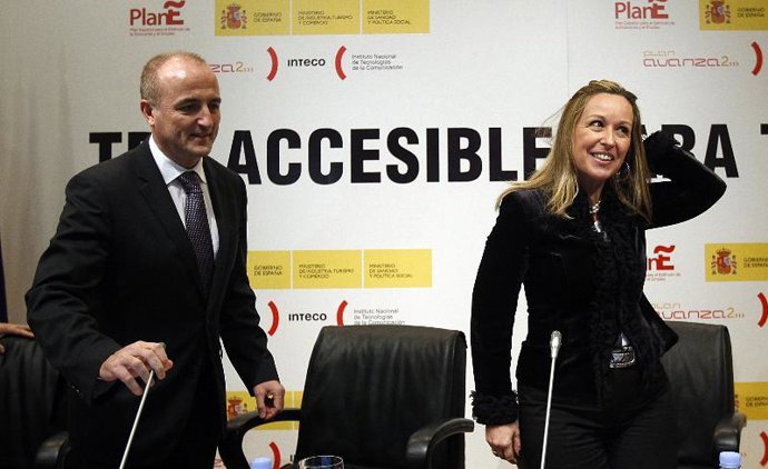 Miguel Sebastián y Trinidad Jiménez