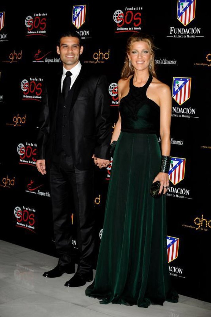 Jaydy Mitchel y el futbolista Rafael Marquez