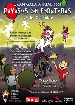 Payasos sin Fronteras celebra hoy su gala anual