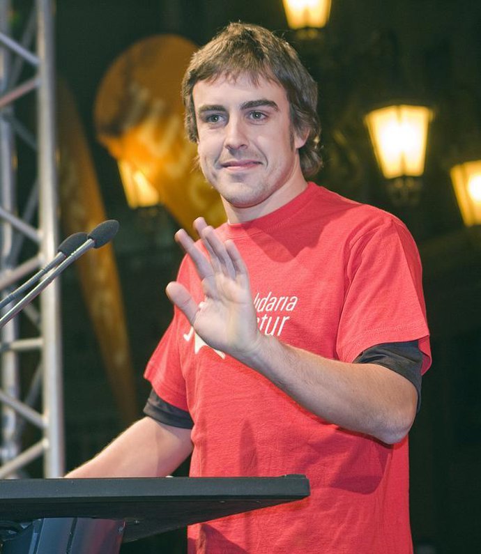 El piloto de Fórmula 1 Fernando Alonso