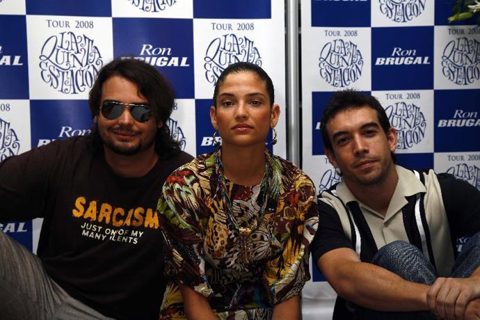 El grupo, hoy en Madrid.