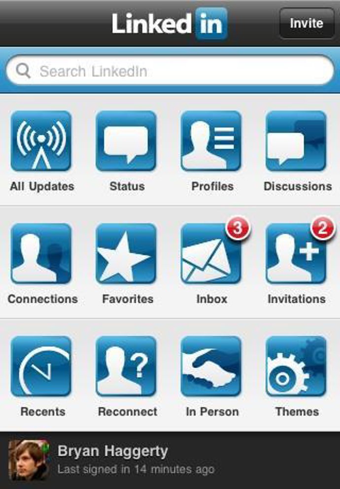LinkedIn 3.0 para iPhone