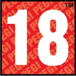 Logotipo del código PEGI para mayores de 18