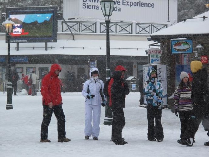 Personas en Sierra Nevada