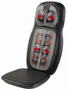 Respaldo con masajeador Shiatsu.