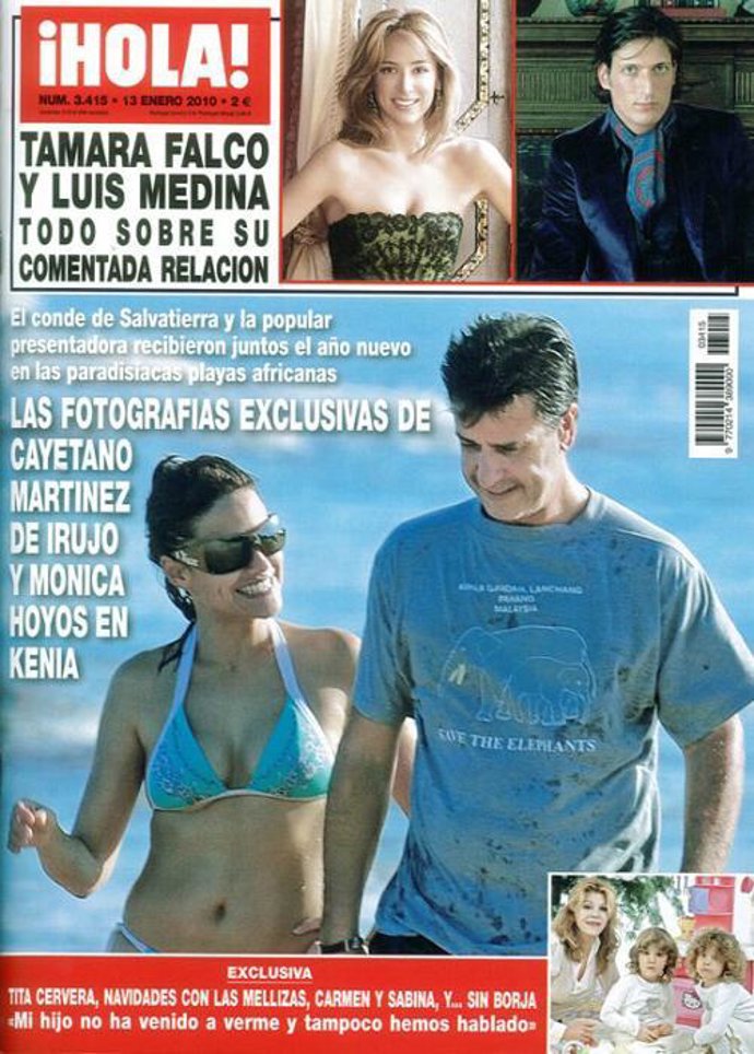 Portada de la revista ¡Hola!