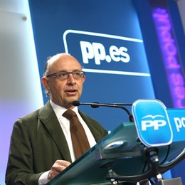 Coordinador de Economía del PP, Cristóbal Montoro