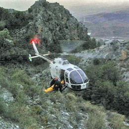 Rescate en Dúrcal a un senderista