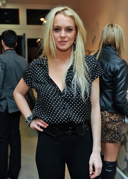 La actriz Lindsay Lohan